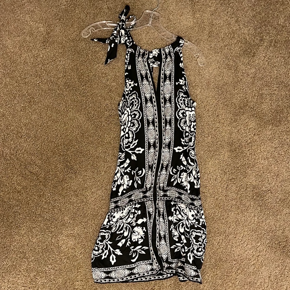 WHBM XXS Long Tunic Silk Top